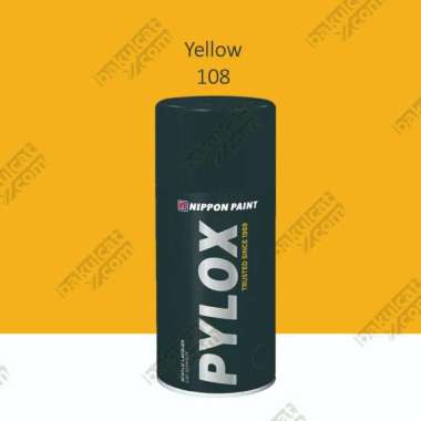 Pylox (Cat Semprot) Nippon Paint Solid Colours 300 cc â€“ Yellow Yellow