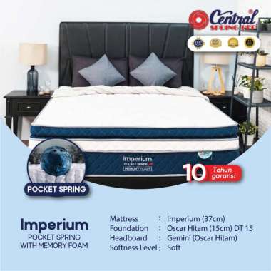 Central Imperium Set Springbed (Khusus Jabodetabek) 180 x 200