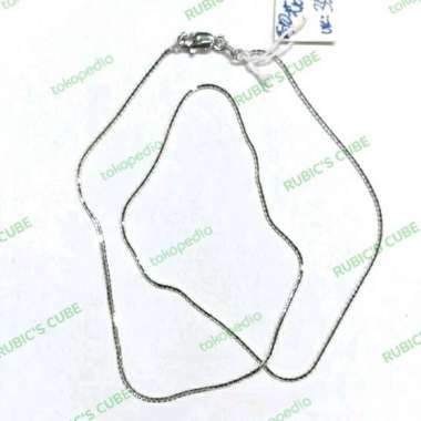 Kalung Anak Italy Santa 3 Gr Emas Putih 750