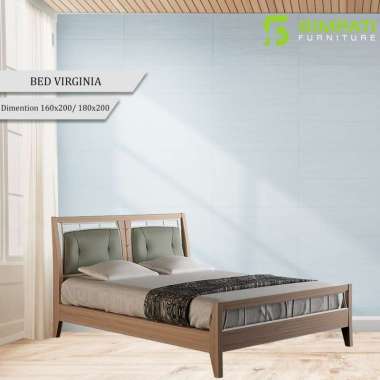 Ranjang / Bed Siantano Kayu Minimalis Virginia 180 x 200