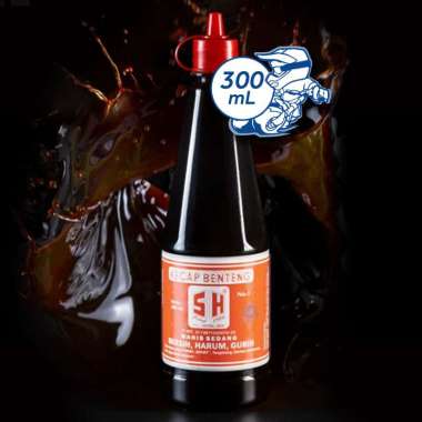 Benteng SH Kecap Manis 300 mL Botol