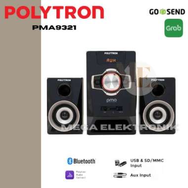 Polytron PMA9321 Bluetooth Speaker Multimedia USB RADIO FM