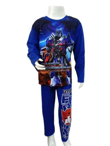 Baju Tidur Setelan Piyama Anak Laki-laki Transformers Keren 2 tahun Random