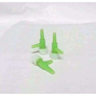 keran atau kran 1lubang selang aerator aquarium keran selang aquarium 1 lubang hijau