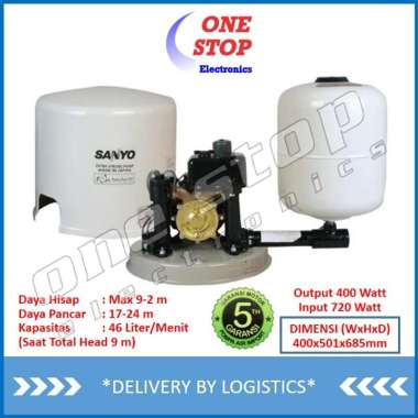 Jual Garansi Resmi Sanyo Ph 608jp Pompa Air Sumur Dangkal Otomatis Ph608jp P H608jp Online Maret 2021 Blibli