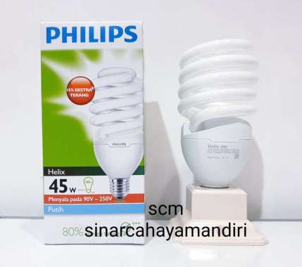 LAMPU PHILIPS HELIX 45 WATT PUTIH