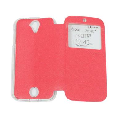 Ume Flipshell / Flip Cover Casing f ... ng Handphone / View - Red