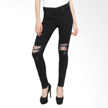 Veyl Jenna Denim Celana Jeans Wanita - Hitam
