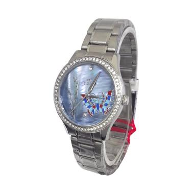 Hegner 600089 A Analog Jam Tangan Wanita - Silver