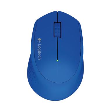 Logitech M331 Silent Plus Wireless Mouse - Biru Blue