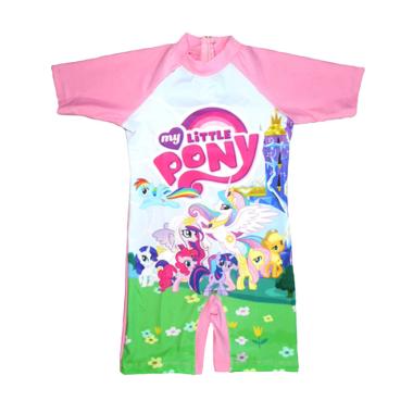 Nice Motif Little Pony Baju Renang ABG - Pink