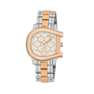 AIGNER (ETIENNE AIGNER) M-A132208 Mother of Pearl Dial Swiss Made Jam Tangan Wanita Rosegold Silver
