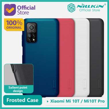 Hard Case Xiaomi Mi 10T / Mi10T Pro Nillkin Frosted Casing Xiaomi Mi 10T / Mi10T Pro Black