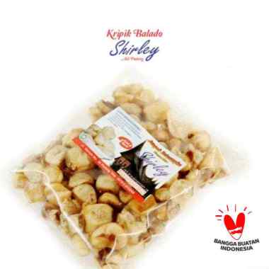 Kripik Balado Shirley Kerupuk Kulit Mentah -Jangek Mentah [300gr]