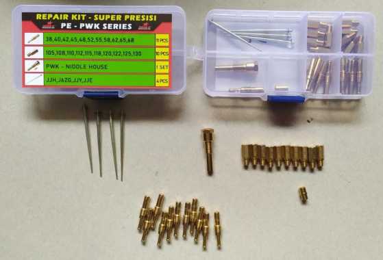 Jetting Kit Pilot Main Jet Karburator PE PWK BRT Emas