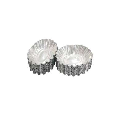 Cetakan Nastar Bentuk Oval Kecil (40 pcs) Silver