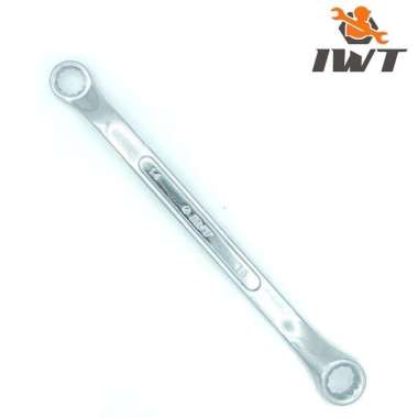 IWT Kunci Ring 21 x 23 MM Double Ring Wrench 21x23 MM W-RS-21X23 Silver