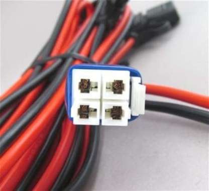 Kabel DC Rig SSB Icom IC-718 4 Pin IC718 IC-7000 IC-7300 Vertex VX1700 Merah
