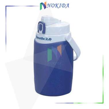 Nokida Termos Air Dingin Nautic Lion Star D34 2 Liter | Teko Plastik Besar Drink Jar | Tempat Air Mi
