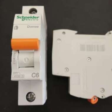SCHNEIDER NEW DOMAE MCB 1Phase C6 / 6A Putih
