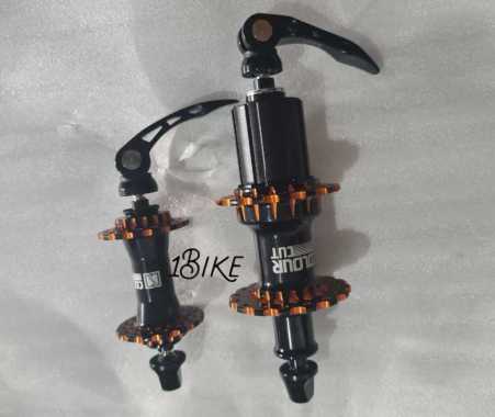 HUB FREEHUB NAUTILUS 32 HOLE CNC V BRAKE orange