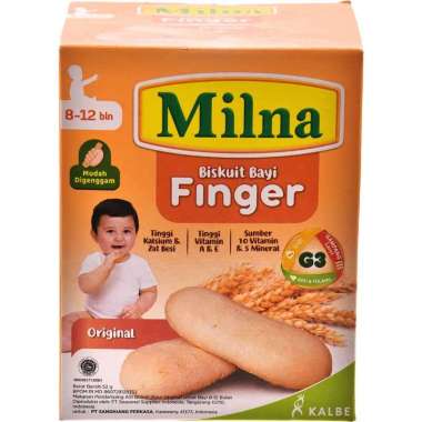 Promo Harga Milna Biskuit Bayi Finger Original 52 gr - Blibli