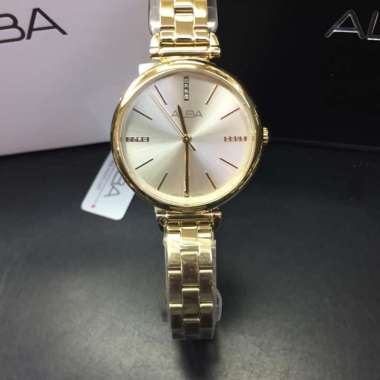 Alba AG-X1/2014 Analog Quartz Jam Tangan Wanita GOLD