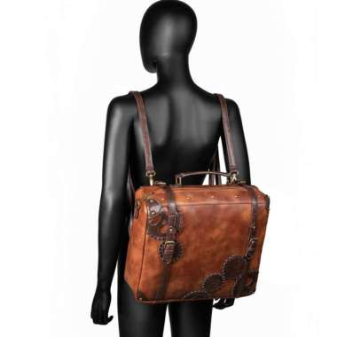 leather messenger computer bag