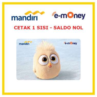 Kartu MANDIRI E-MONEY Angry Birds Hatchlings 35 Anime Kartun etoll Custom Emoney [ SALDO NOL / 1 SIS