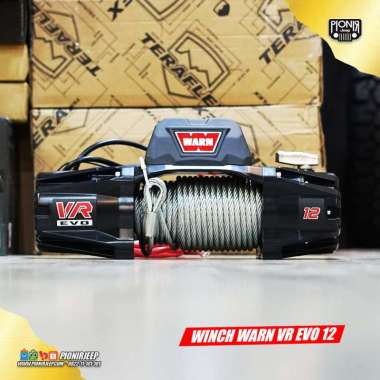 Winch Mobil VR EVO 12 Gen 3 Daya 5.5 Ton Remote Kabel & Wireless Tali Plasma 27M