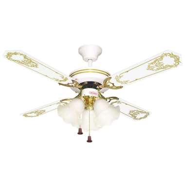 Ceiling Fan Uchida CF125 42 inch Putih 3 Lampu