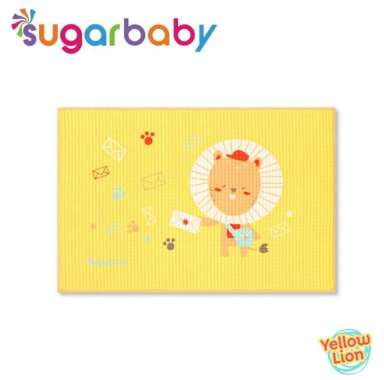Sugar Baby Organic Healthy Cot Sheet (Perlak Organik) Yellow Lion Yellow