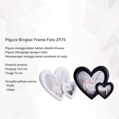 Pigura Bingkai Frame Foto Kolase Multi Photo ZY75 Putih