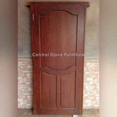 Set Kusen & Daun Pintu Rumah Kayu Jati Minimalis Mebel Jepara