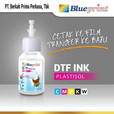 BLUEPRINT Tinta DTF Putih / DTF Ink White 100 ML