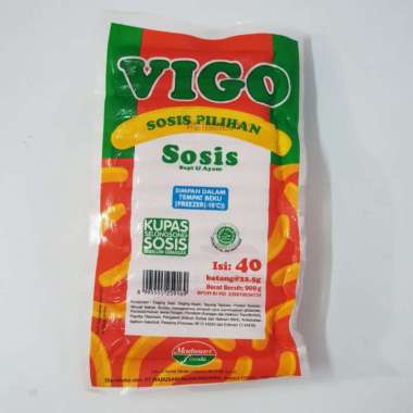 Sosis Vigo Sapi Halal 900g Makanan Beku WJM Shop Makassar