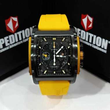 EXPEDITION EXP 6798 E6798MCR RUBBER BLACK JAM TANGAN PRIA ORIGINAL ORI BLACK YELLOW