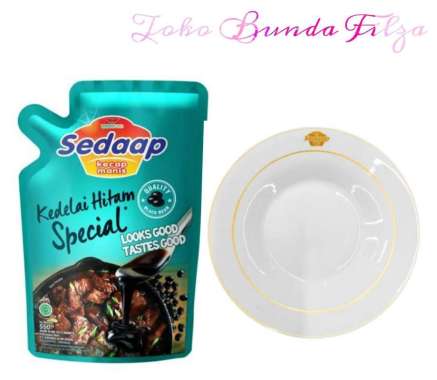 Sedap Kecap Manis [520ml/ Gratis 1 Piring keramik]