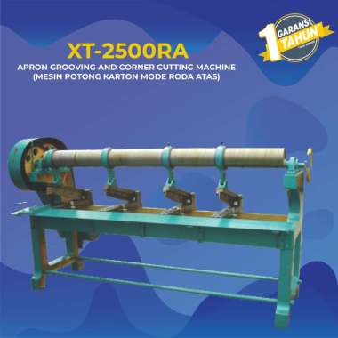 Mesin Potong Karton Model Roda Atas - Apron Grooving And Corner Cutting Machine - XT-2500RA - Import