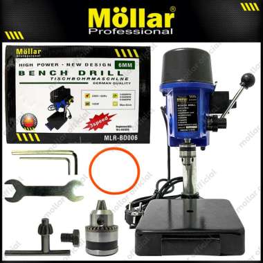 MOLLAR BD006 Mesin Bor Duduk Listrik 6 mm Bench Drill 100 Watt