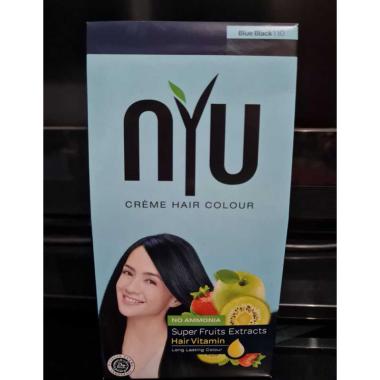 Nyu Creme Hair Colour Box / Pewarna Rambut / Semir Rambut Blue Black