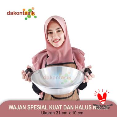 DakonTasik - SP16 Wajan Kuali Spesial Alumunium Halus Katel Penggorengan No 16