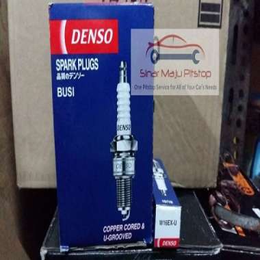 Busi Mobil DENSO W16EX-U - TOYOTA KIJANG 7K KARBURATOR 1800cc & TOYOTA COROLLA AE 80 & EE 100 - 1300