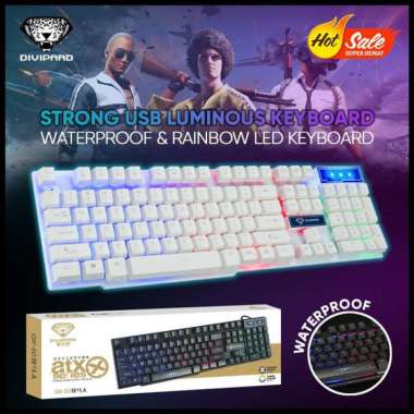 Keyboard Gaming Divipard GK-50 ATX Series Backlight Keyboard