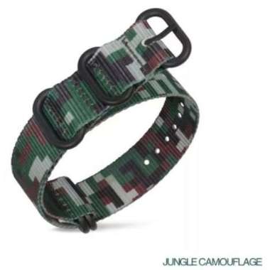 Nylon NATO ZULU For Garmin Fenix 3 D2 - strap tali jam band MOTIF CAMO GREEN
