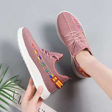 SK-S9 118 Sepatu Fashion Import Cewek Sepatu Kets Joging Sneakers Olahraga Wanita Running Shoes 38 P