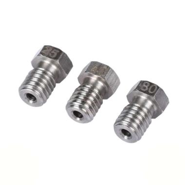 Nozzle Stainless steel 1.75 mm Filament M6 0,2 mm