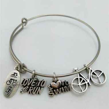 TRIATHLON BANGLE - SWIM BIKE RUN - GELANG