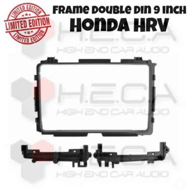 Frame 9 inch HONDA HRV Double Din Head Unit Tape Android Mobil 9" 2Din