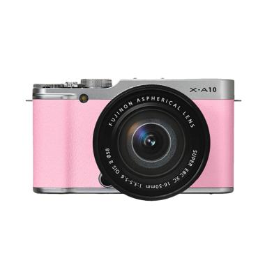 Fujifilm X-A10 Kit 16-50mm Kamera Mirrorless - Pink [16 MP]